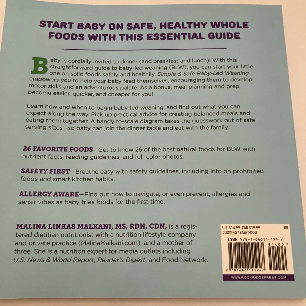 Baby Led Weaning book - Picture 2 of 2